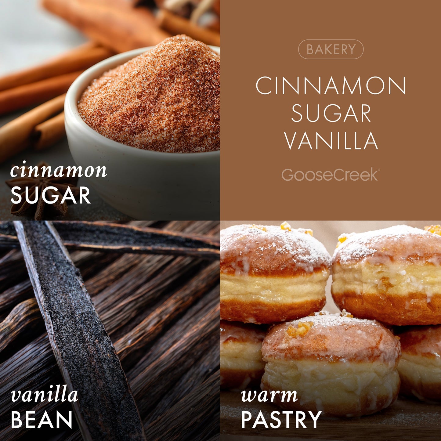 Cinnamon Sugar Vanilla 3-Wick Candle
