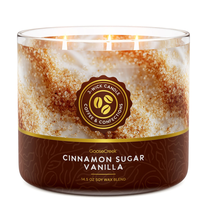 Cinnamon Sugar Vanilla 3-Wick Candle EWXH