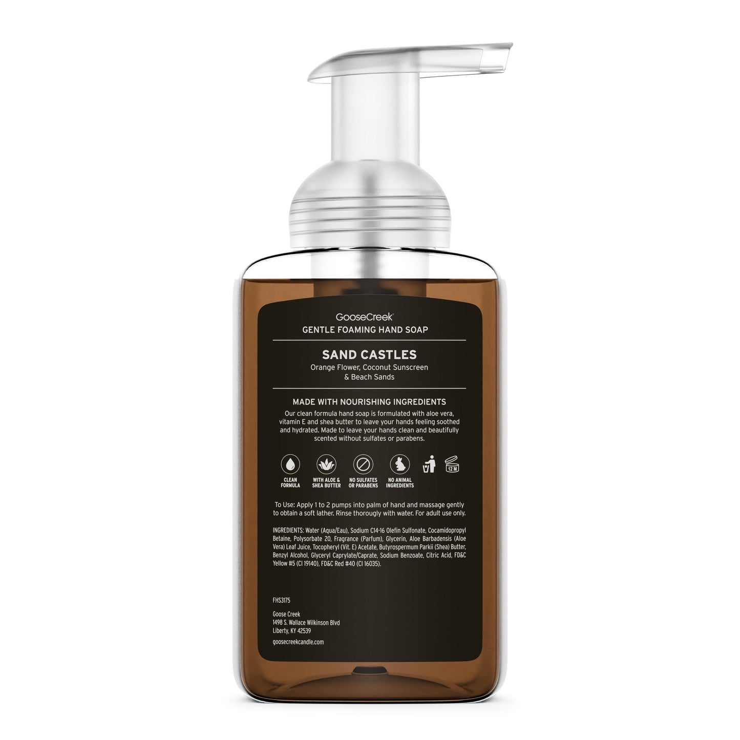 Sand Castles Lush Foaming Hand Soap
