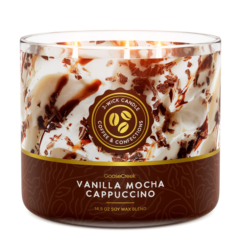 Vanilla Mocha Cappuccino 3-Wick Candle XRKW