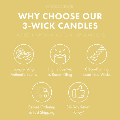 White Tea & Wildberries 3-Wick Candle